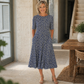 Sarah™ Effortless Floral Midi Dress
