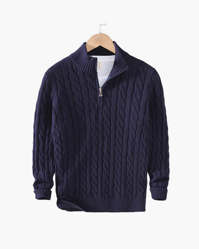 Nolan™ Cable Knit Half-Zip Sweater