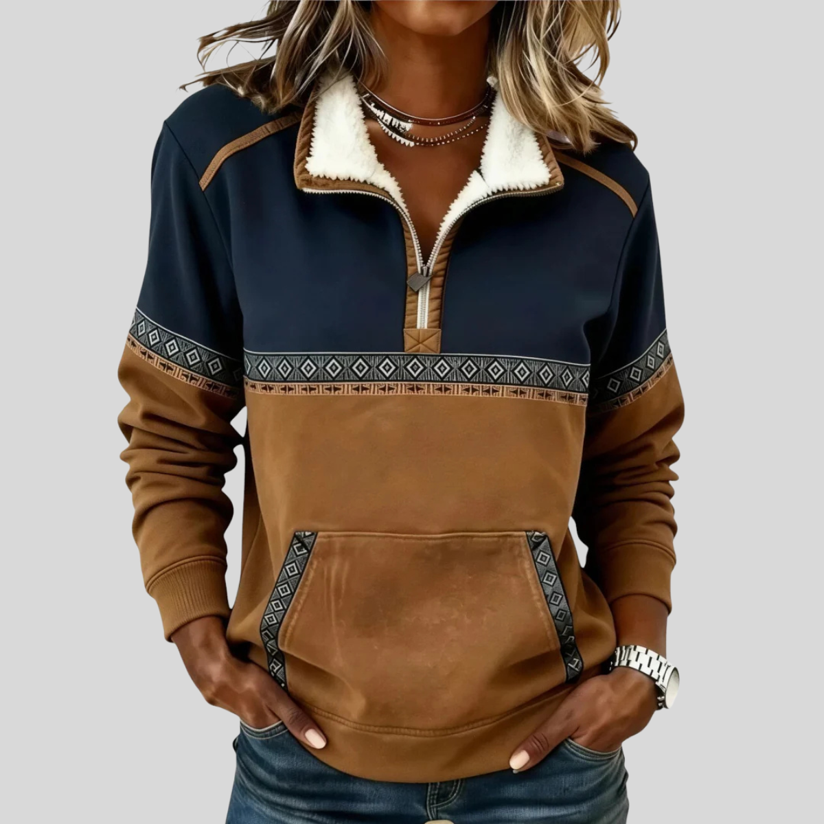 Neeltje™ Half-Zip Sweater