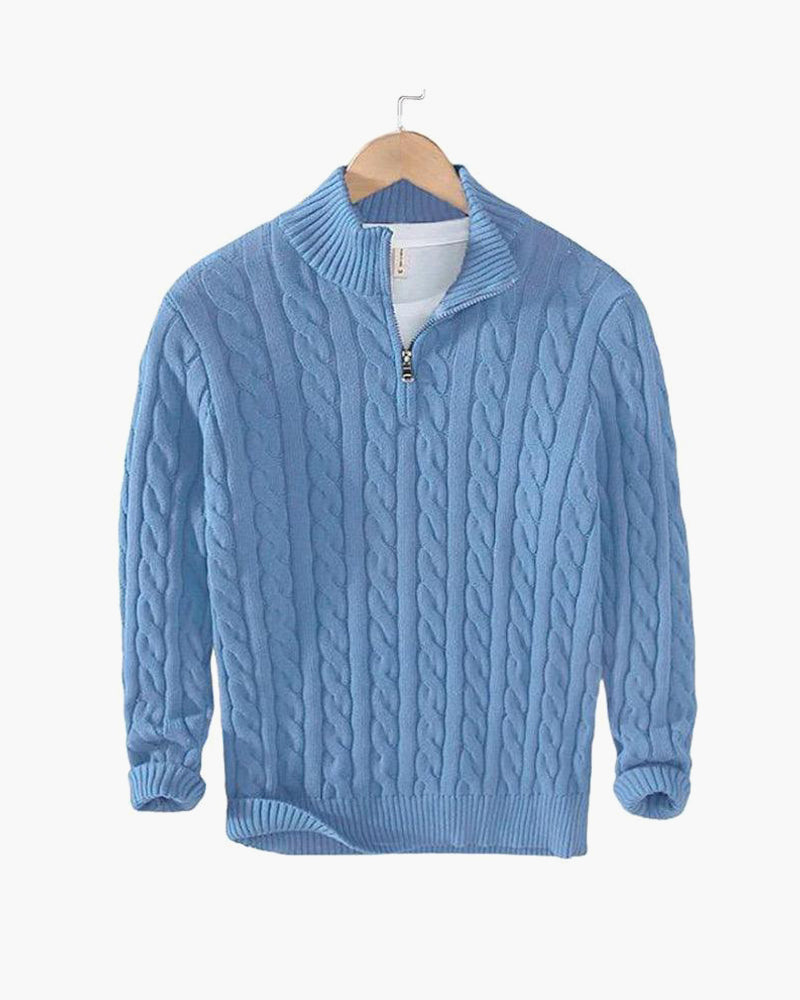 Nolan™ Cable Knit Half-Zip Sweater