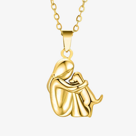 Girl Gold Colored