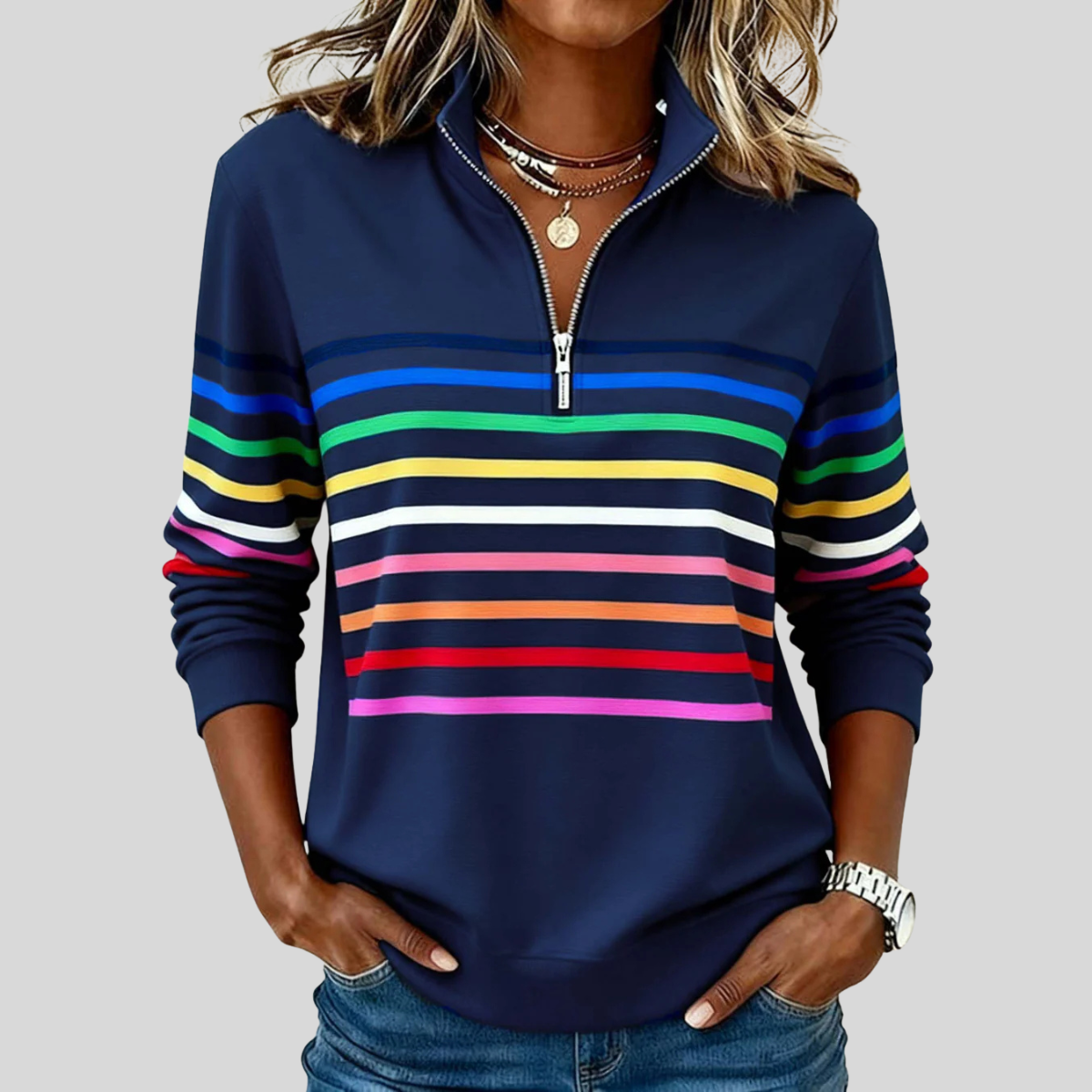Reinou™ Half-Zip Sweater