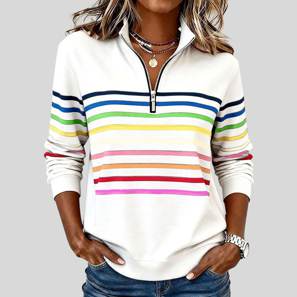 Reinou™ Half-Zip Sweater