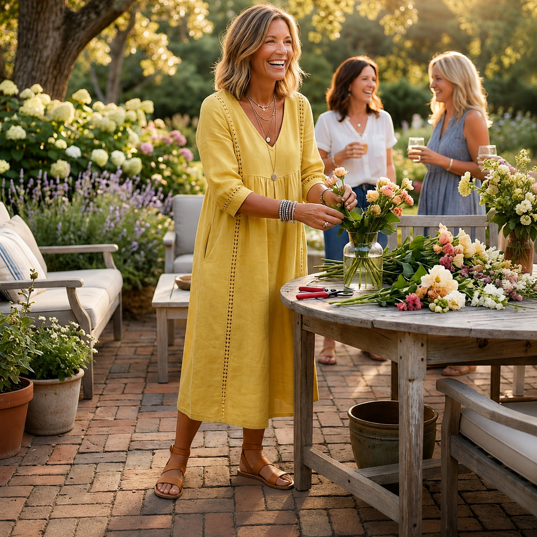 Carmen™ Comfort Midi Dress