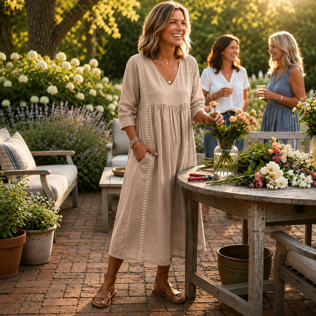 Carmen™ Comfort Midi Dress