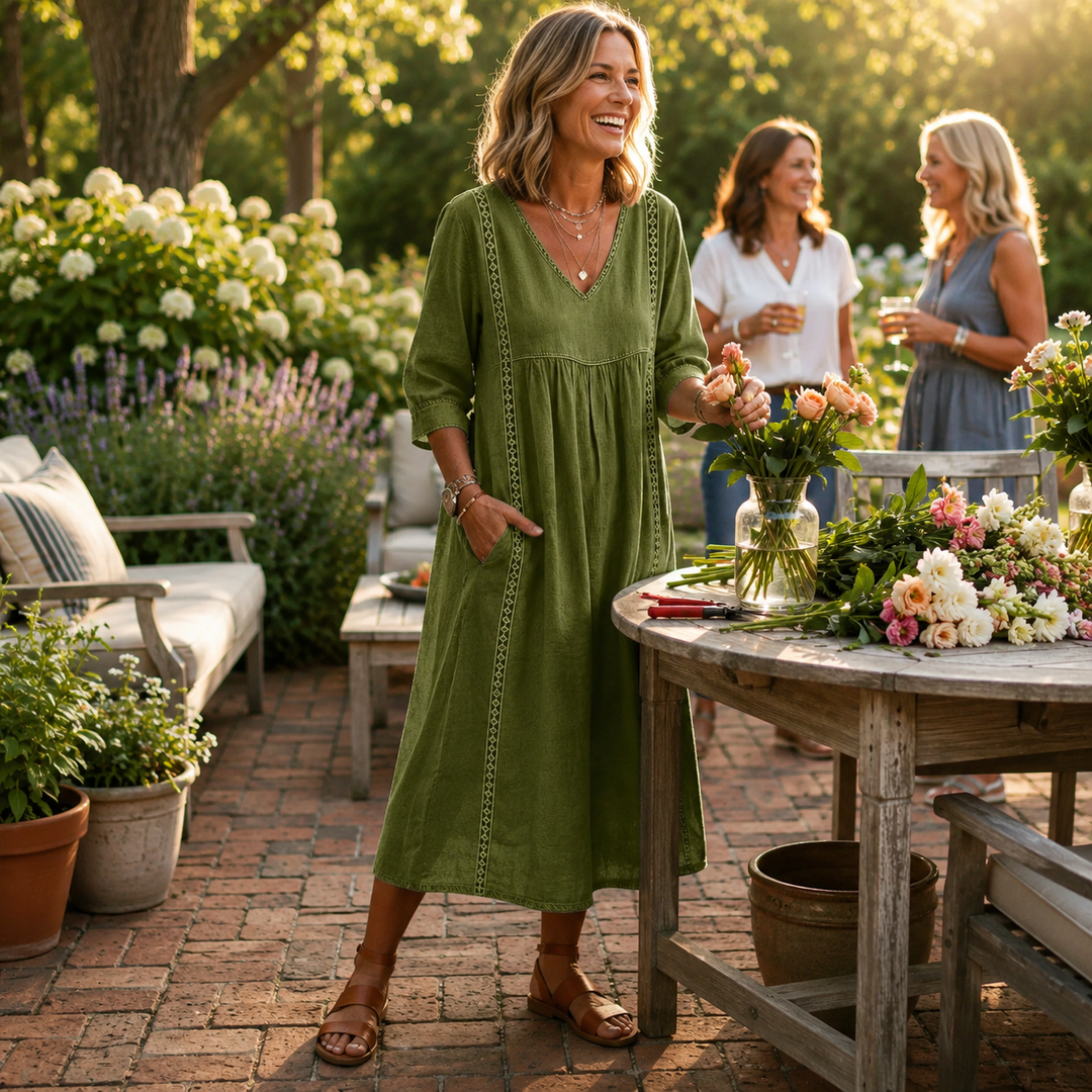 Carmen™ Comfort Midi Dress