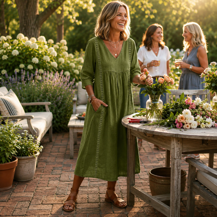 Carmen™ Comfort Midi Dress