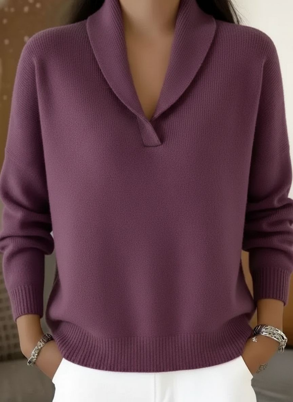Elise™ V-Neck Sweater