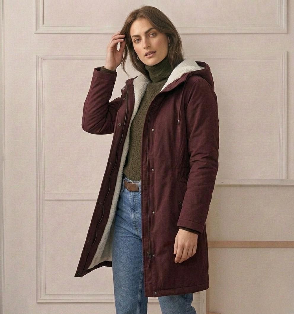 Marjorie™ Cozy Hooded Weatherproof Coat