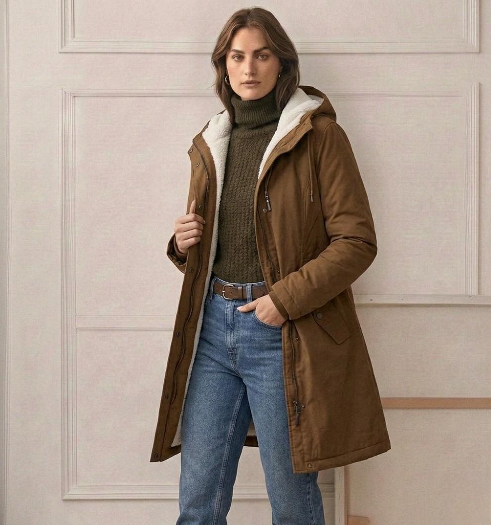 Marjorie™ Cozy Hooded Weatherproof Coat