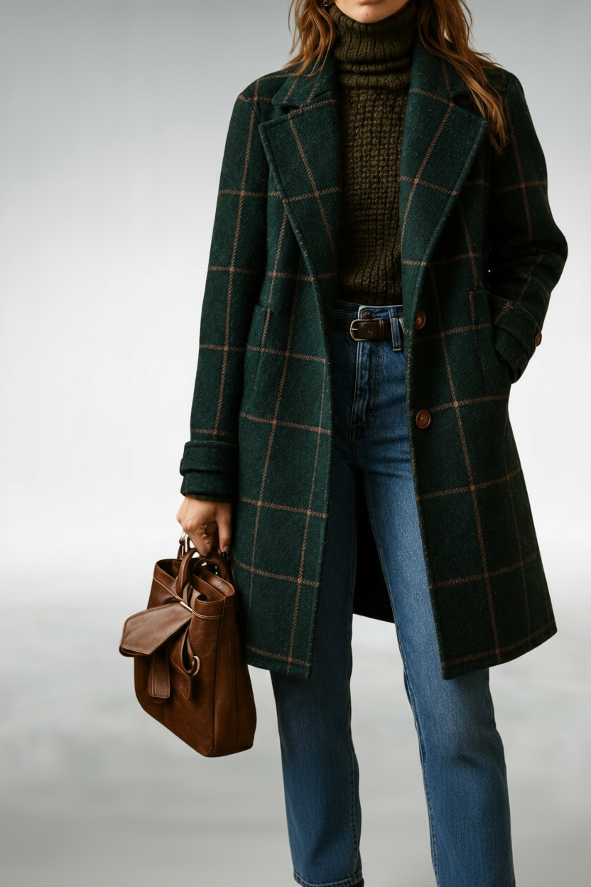 Lauren™ Classic Checkered Coat