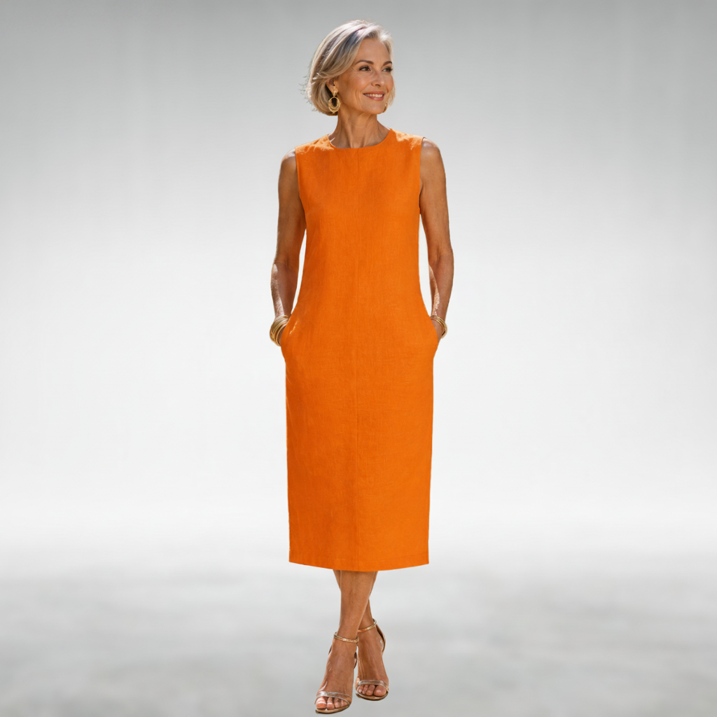 Camelle™ Elegant Midi Dress