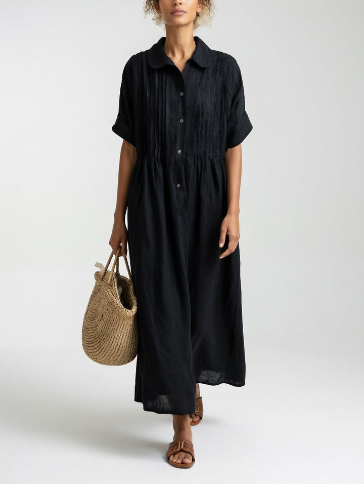 Lysandra™ Flowy Summer Shirt Dress