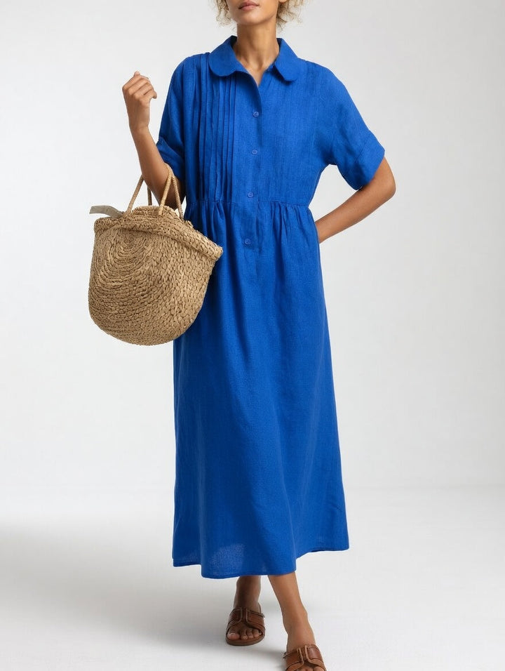 Lysandra™ Flowy Summer Shirt Dress