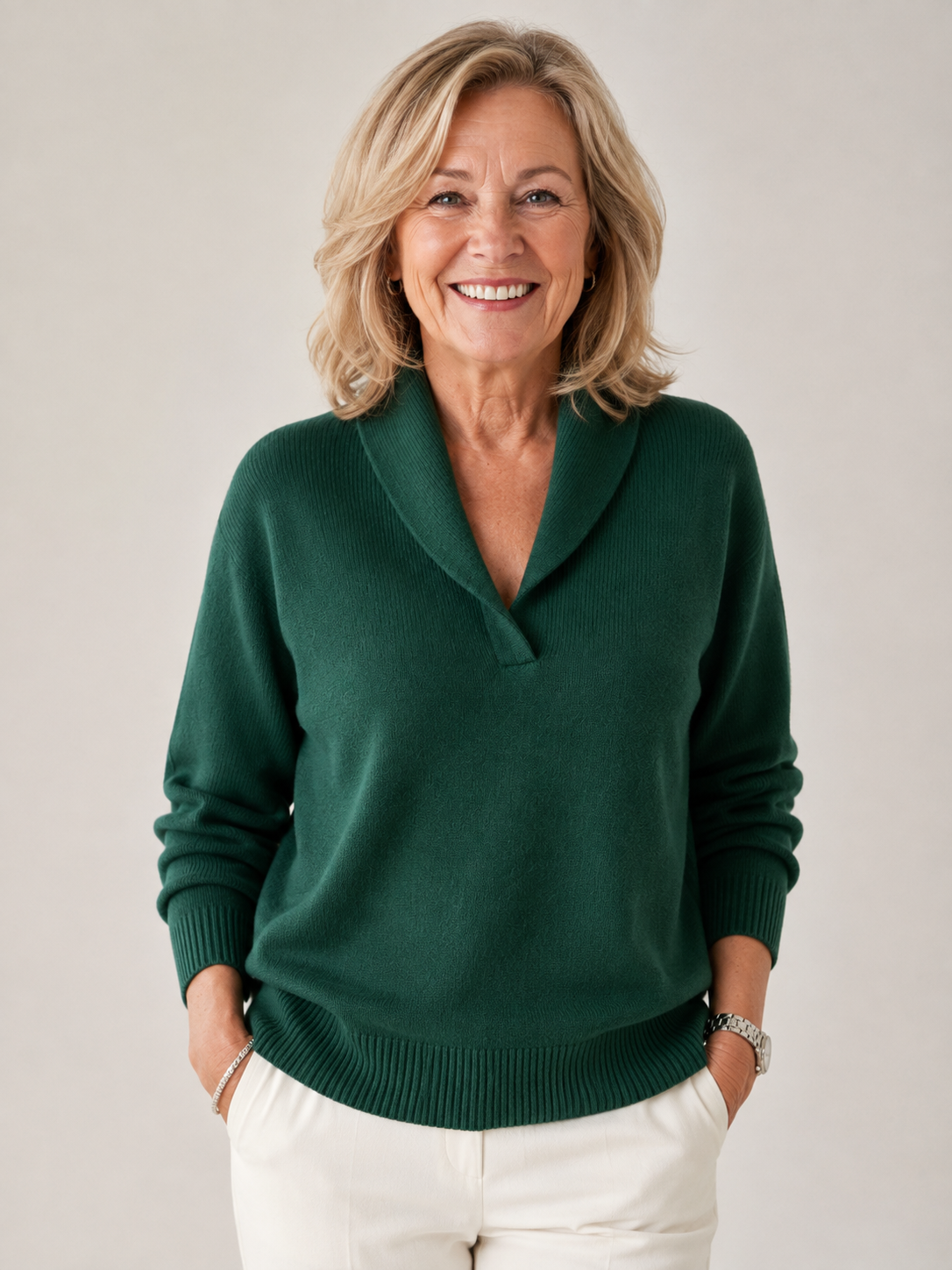 Isla™ Soft V-Neck Sweater