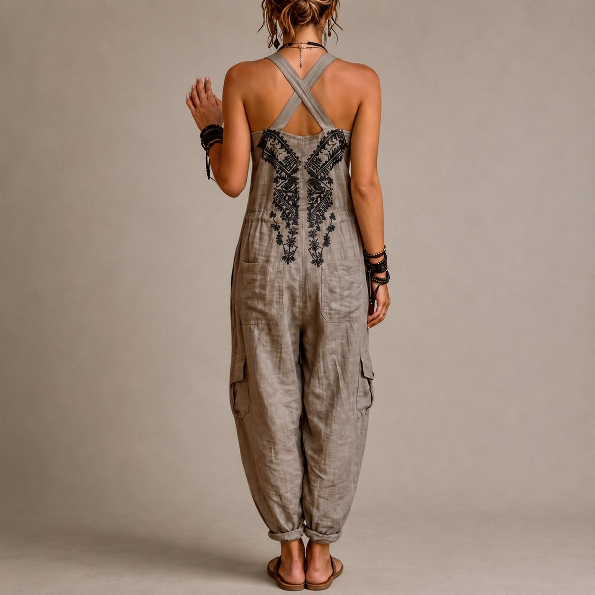 Astrid™ | Embroidered Boho Jumpsuit