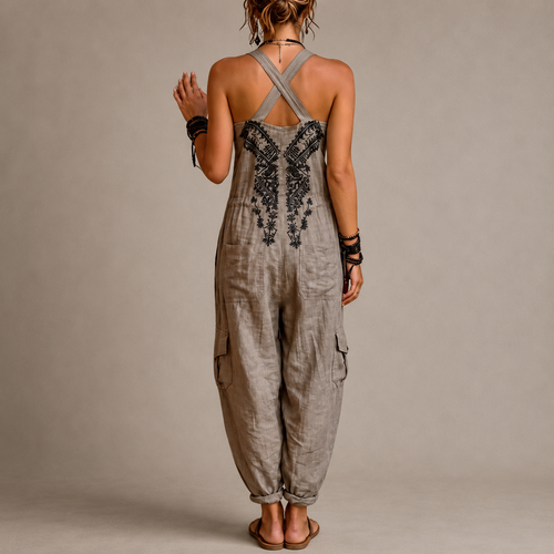 Astrid™ | Embroidered Boho Jumpsuit