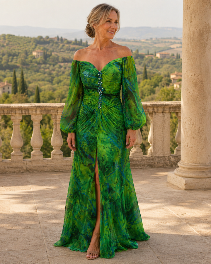 Gregoria™ Off-Shoulder Maxi Dress