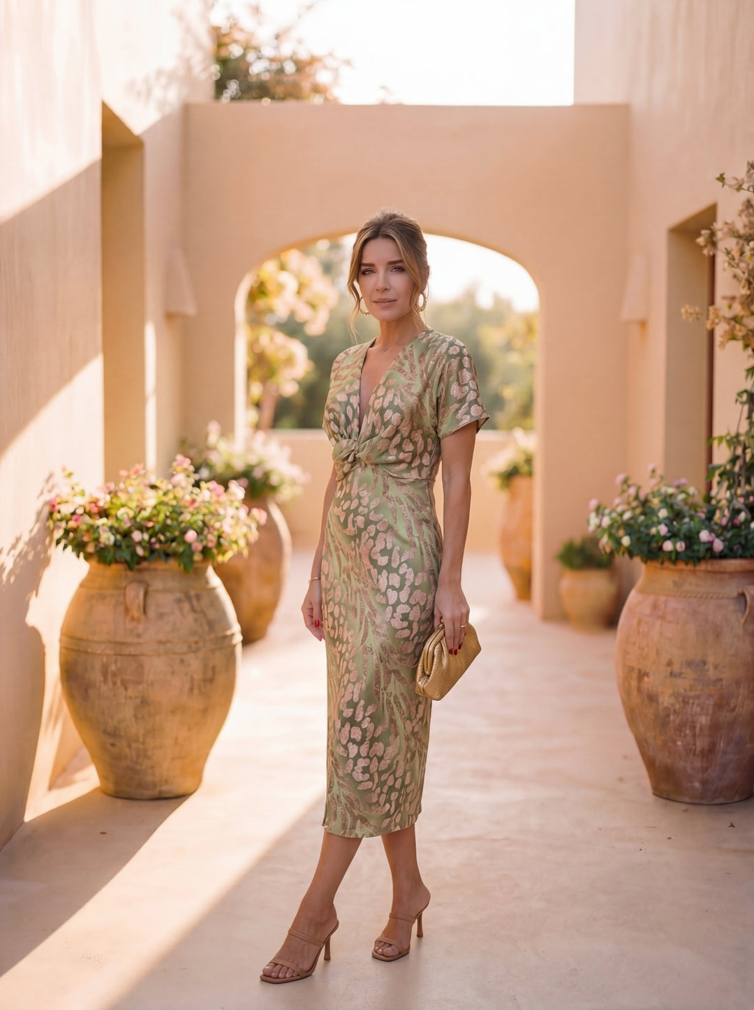 Copper™ Elegant Summer Midi Dress