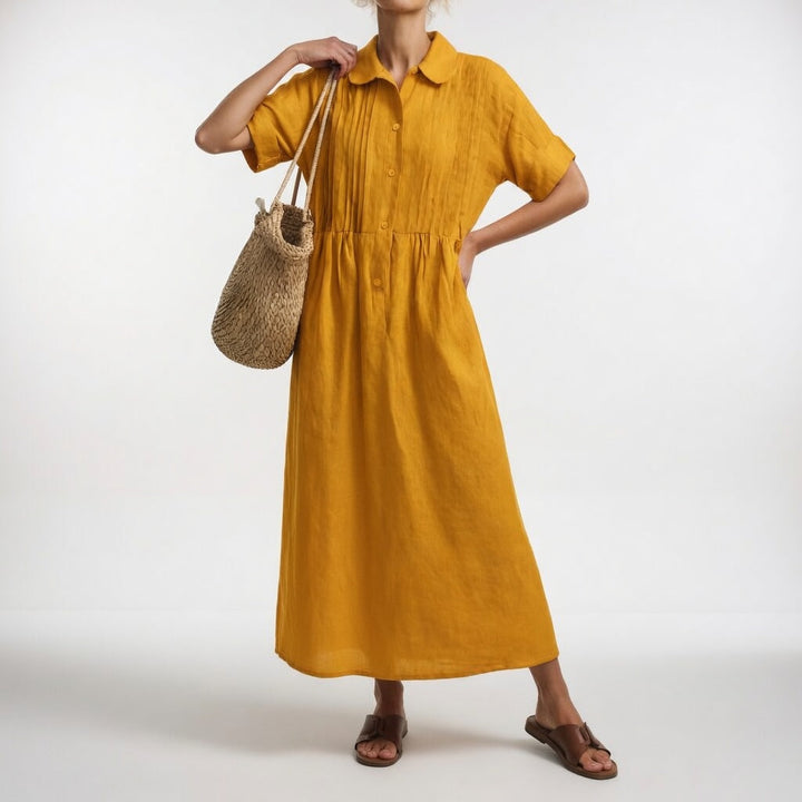 Lysandra™ Flowy Summer Shirt Dress