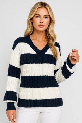 Dark blue/White