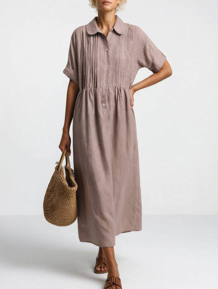 Lysandra™ Flowy Summer Shirt Dress