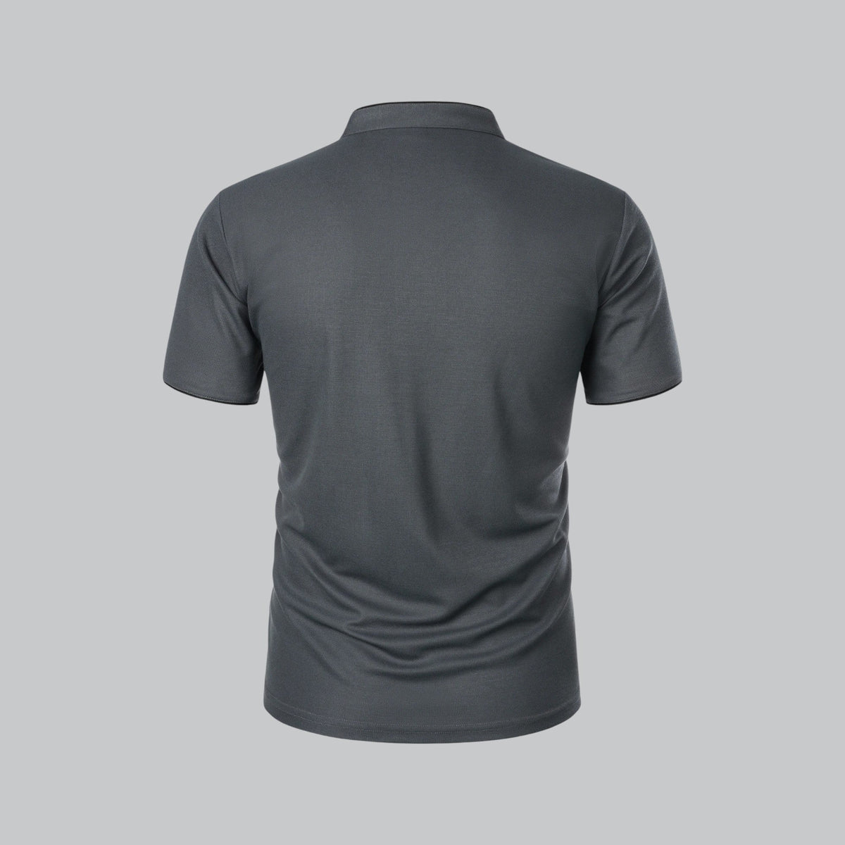 Arthur | Collarless Polo Shirt
