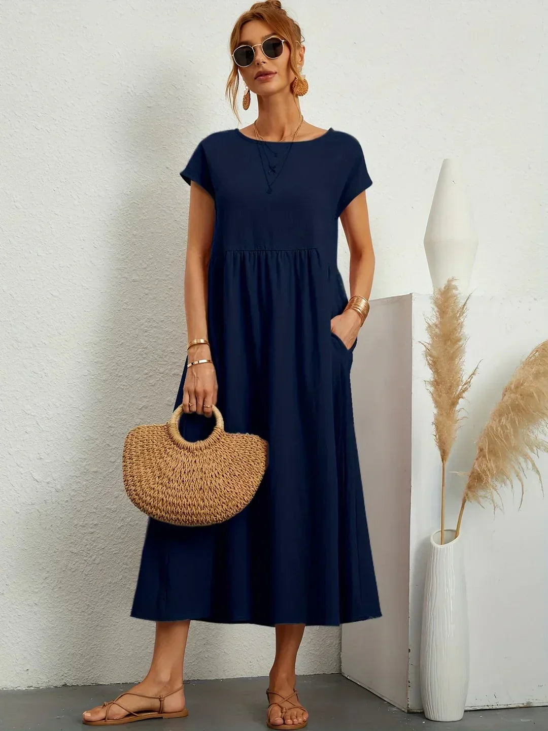 Gabrielle™ Flowy Midi Dress