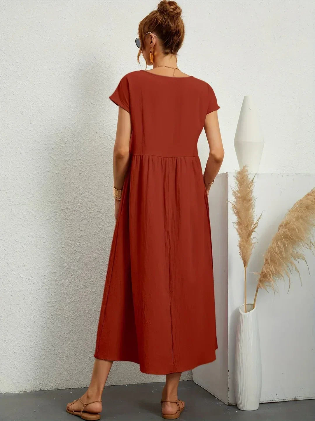 Gabrielle™ Flowy Midi Dress