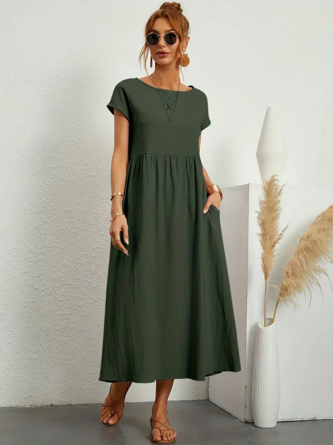 Gabrielle™ Flowy Midi Dress