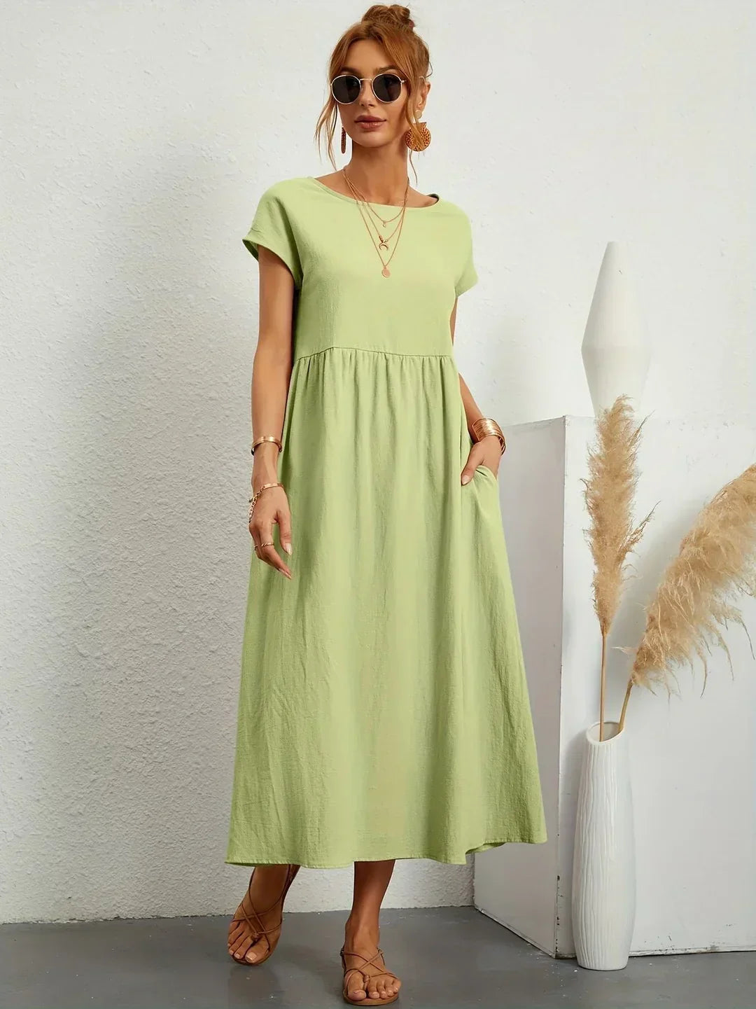 Gabrielle™ Flowy Midi Dress