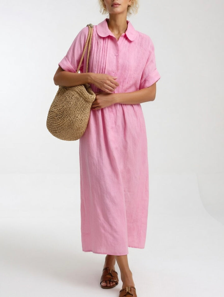 Lysandra™ Flowy Summer Shirt Dress