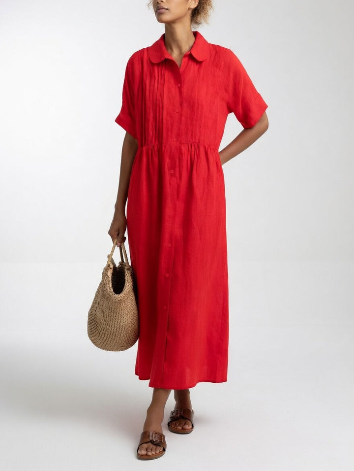 Lysandra™ Flowy Summer Shirt Dress