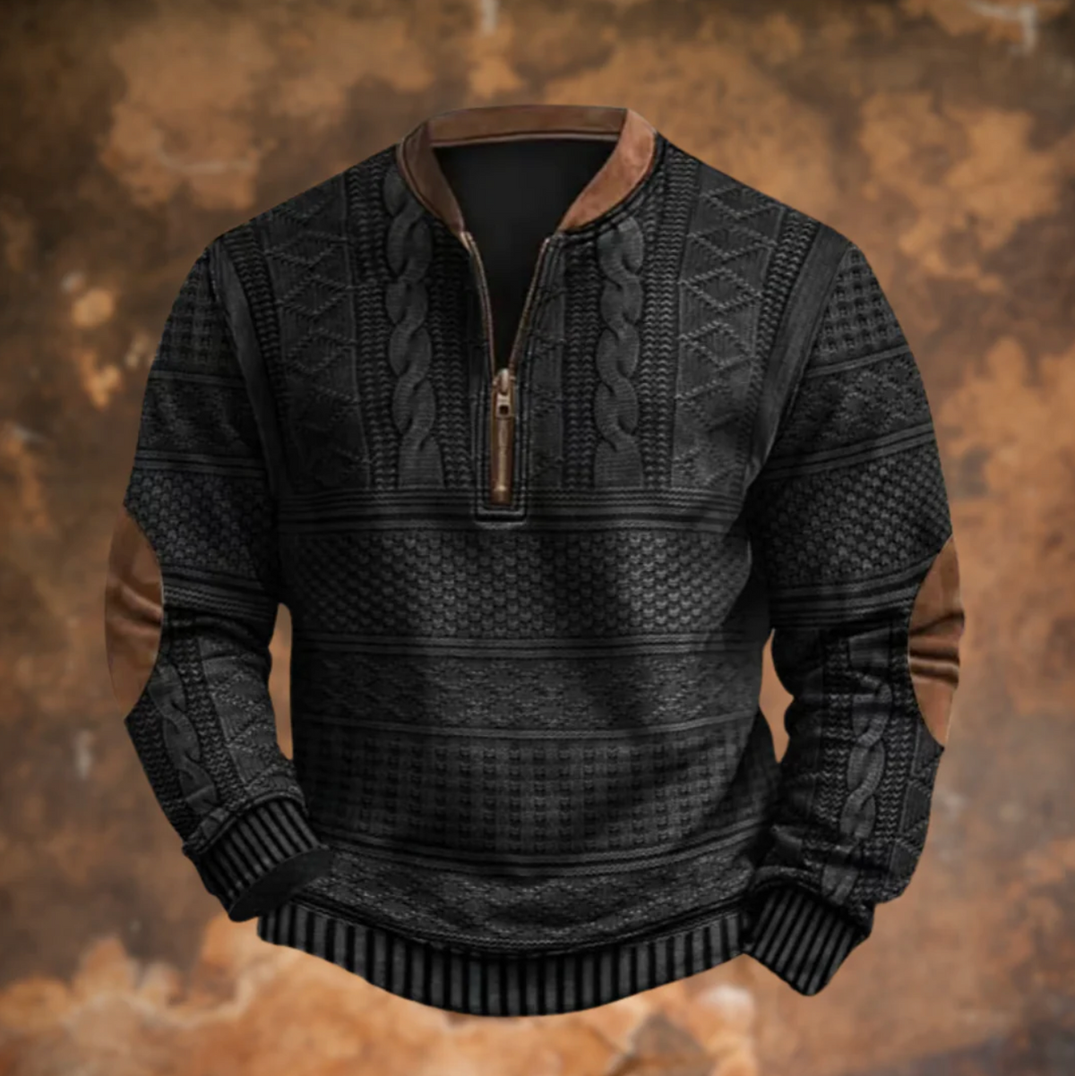 Dimitri™ | Retro Zip-Up Sweater