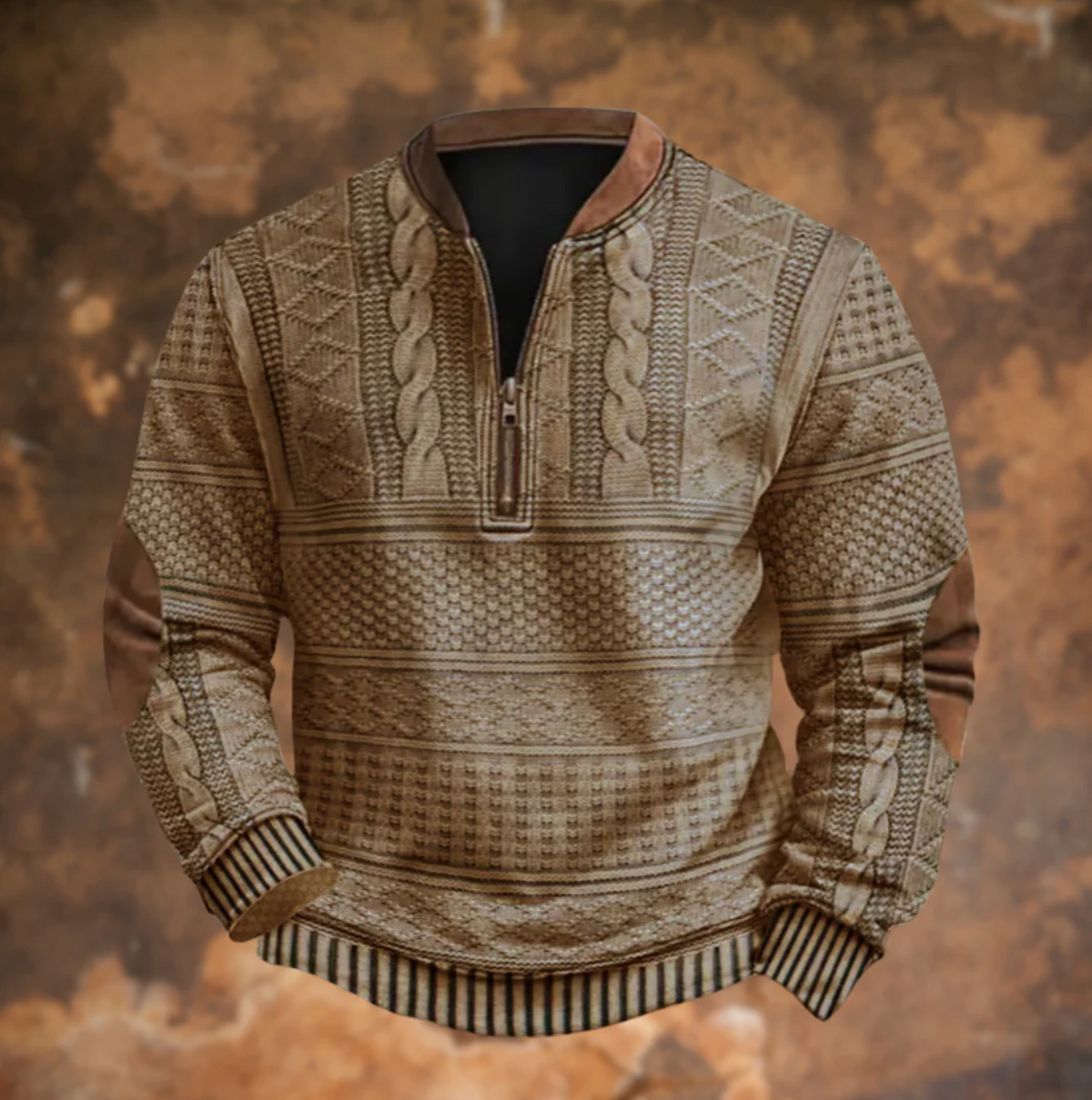 Dimitri™ | Retro Zip-Up Sweater