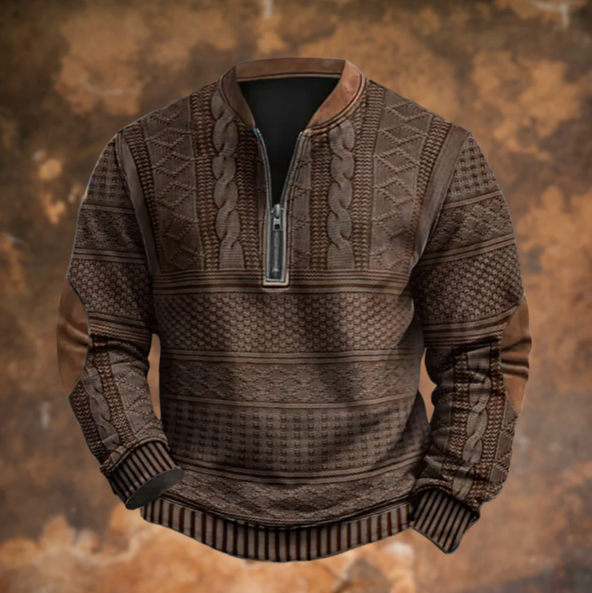 Dimitri™ | Retro Zip-Up Sweater