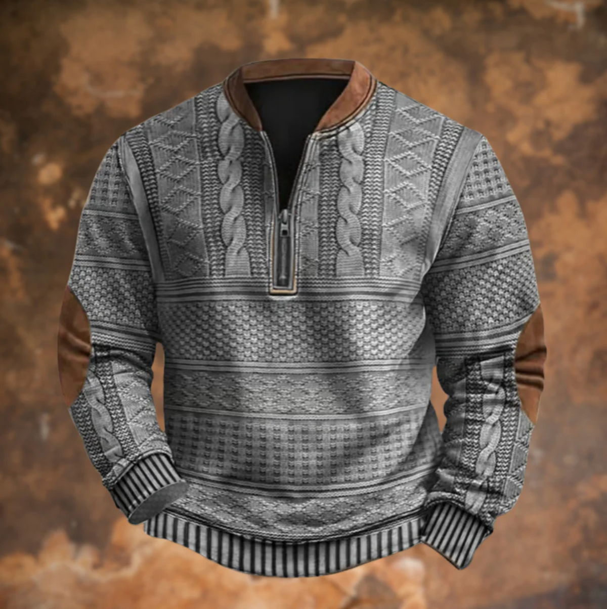 Dimitri™ | Retro Zip-Up Sweater