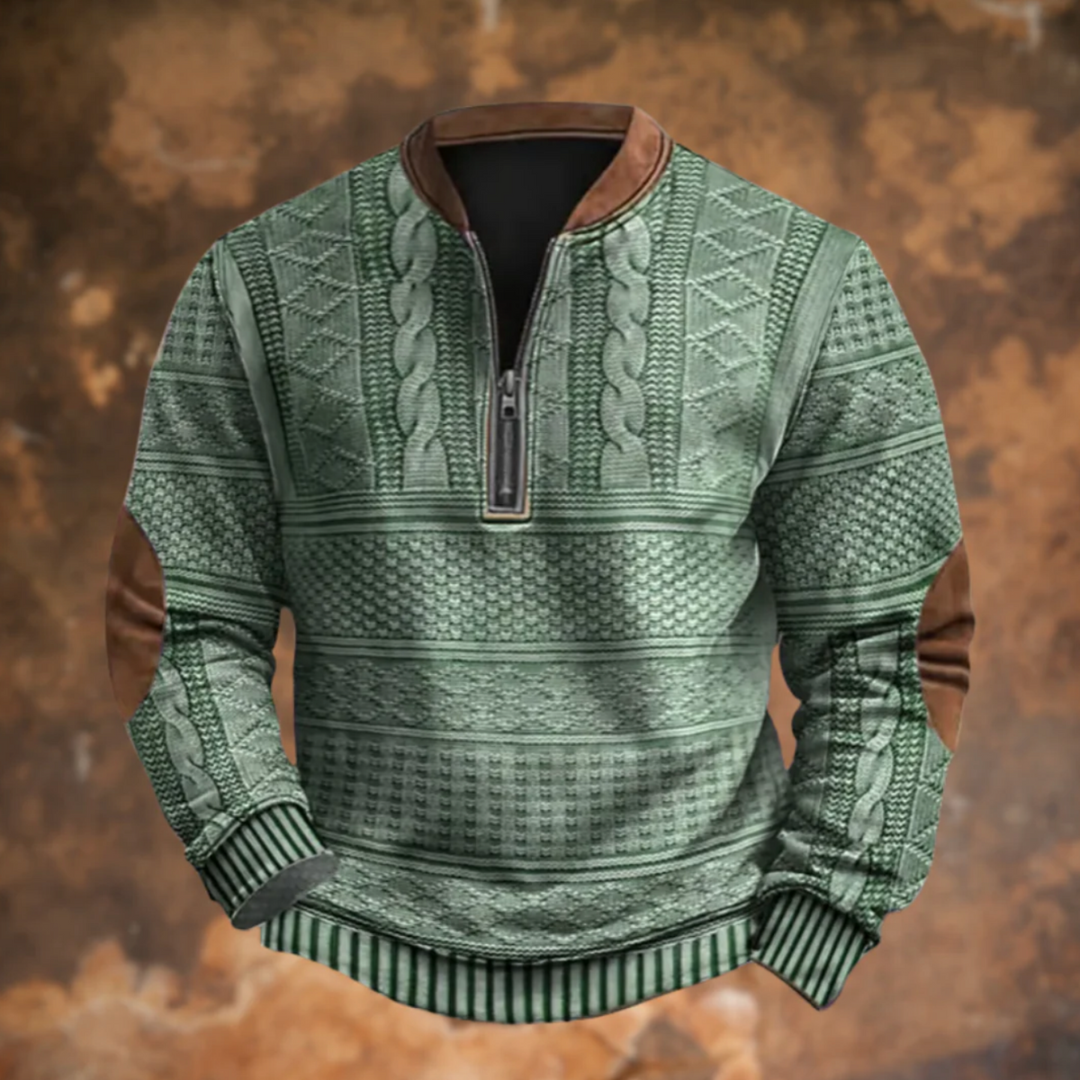 Dimitri™ | Retro Zip-Up Sweater