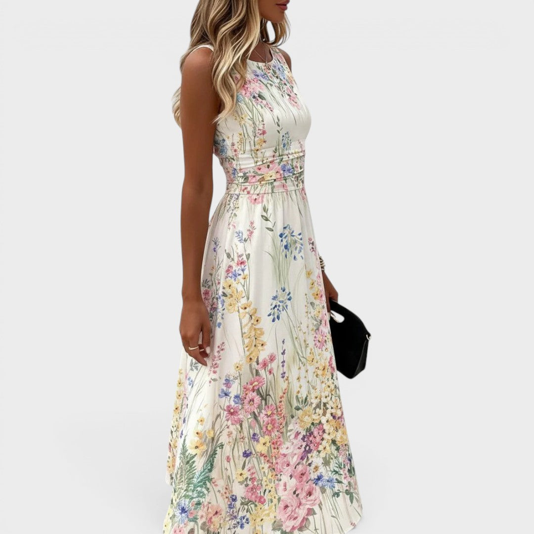 Paige™ Sleeveless Floral Midi Dress