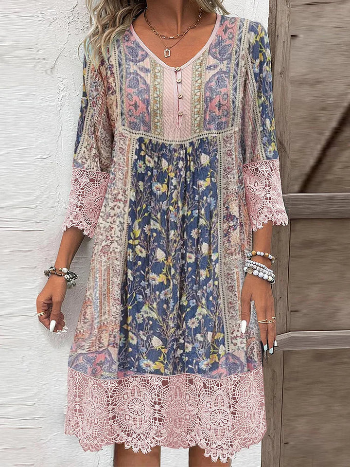 Colette™ Overlay Midi Dress