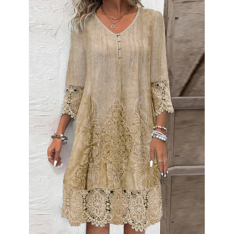 Colette™ Overlay Midi Dress
