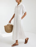 Lysandra™ Flowy Summer Shirt Dress