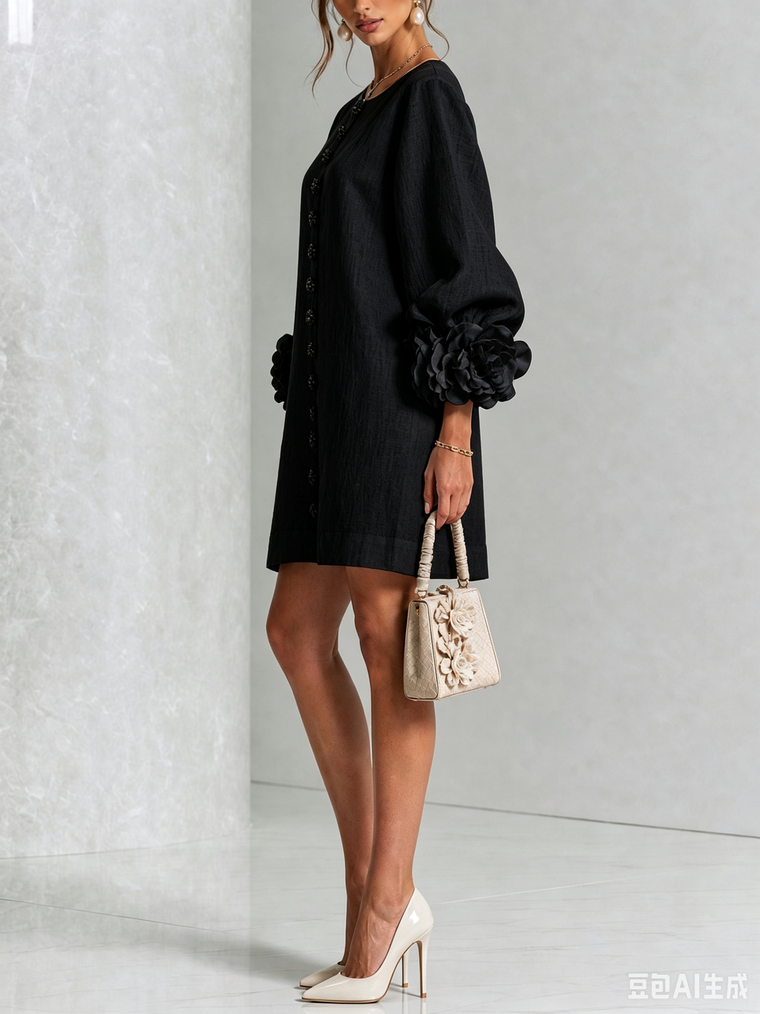 Isabelle™ Floral Button-Down Mini Dress