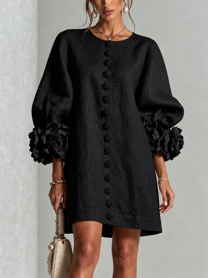 Isabelle™ Floral Button-Down Mini Dress