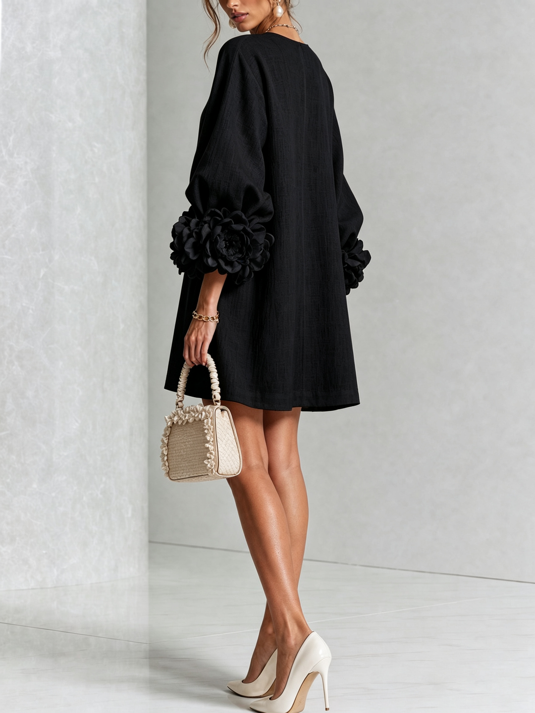 Isabelle™ Floral Button-Down Mini Dress