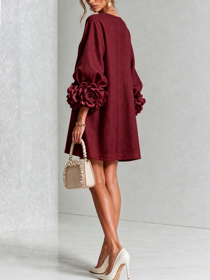 Isabelle™ Floral Button-Down Mini Dress