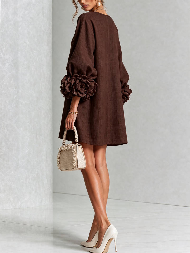 Isabelle™ Floral Button-Down Mini Dress