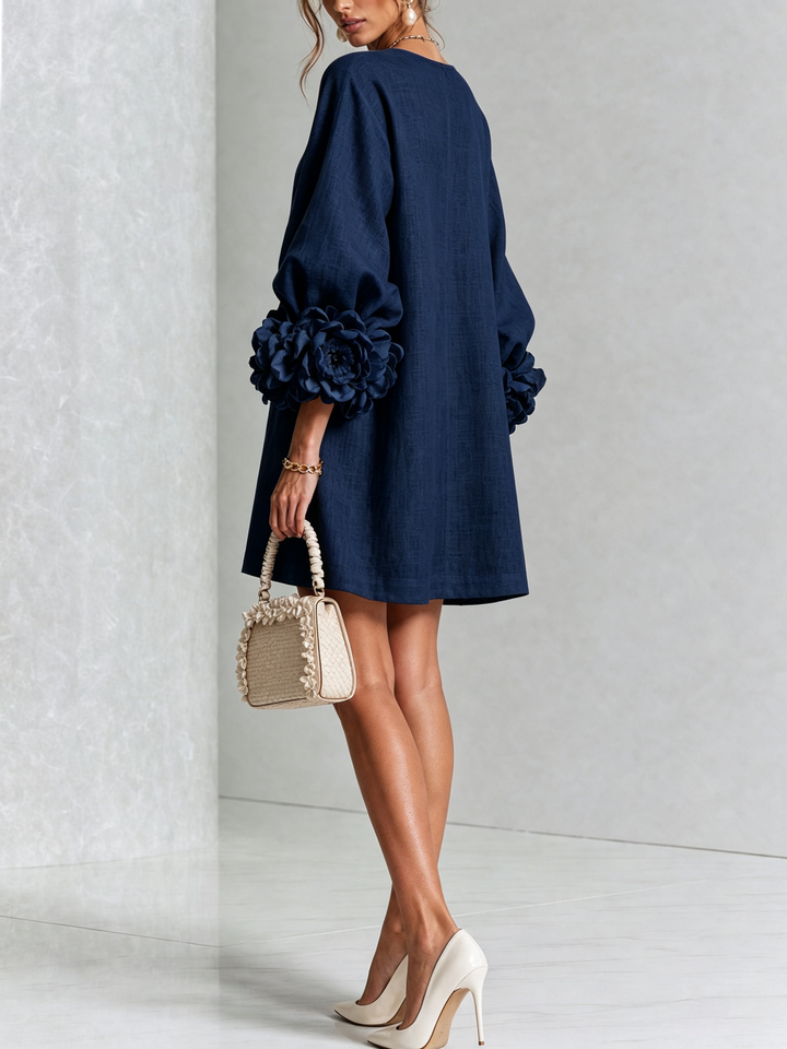Isabelle™ Floral Button-Down Mini Dress