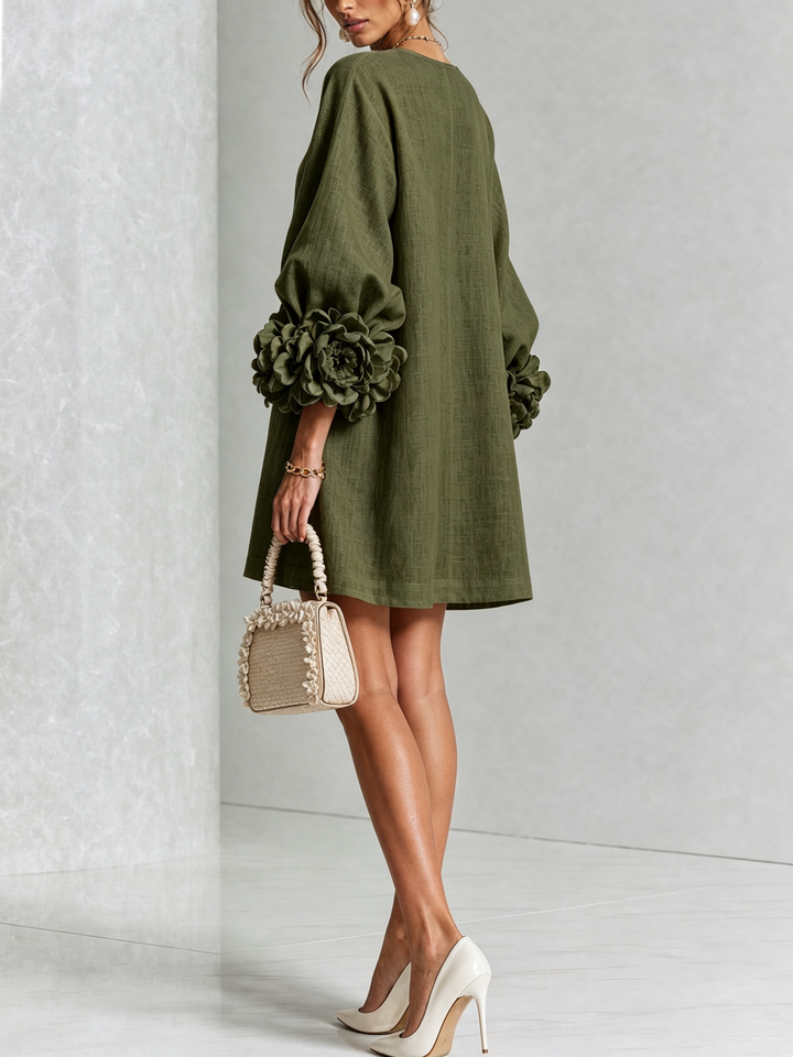 Isabelle™ Floral Button-Down Mini Dress
