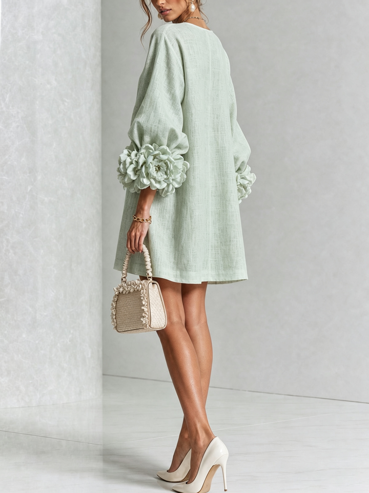 Isabelle™ Floral Button-Down Mini Dress